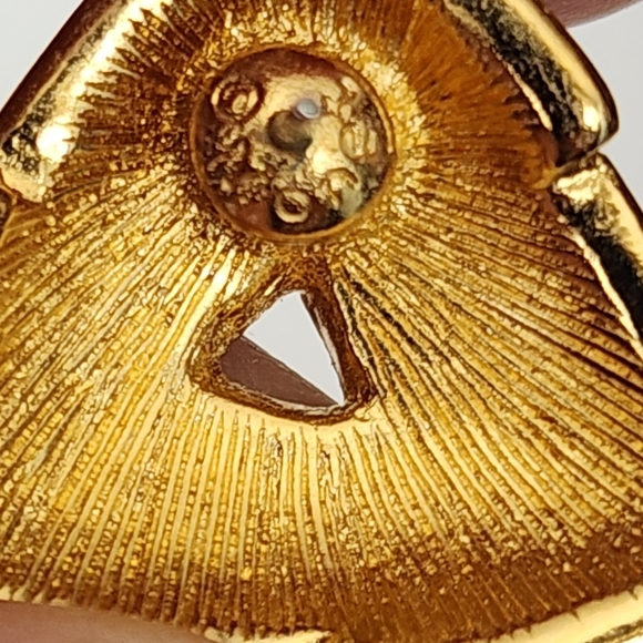 Vintage Monet Pierced Earrings - Picture 4 of 7